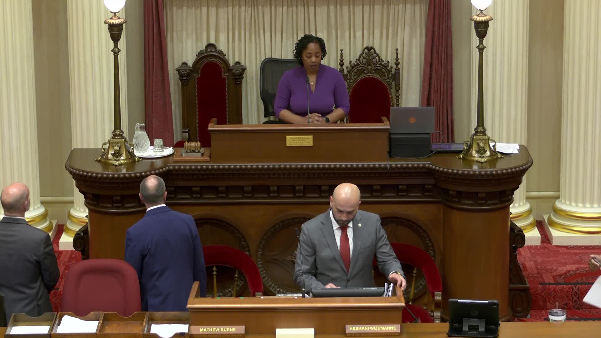 Senate honors victims of Minnesota shooting and remembers former Senator Nathaniel Holden