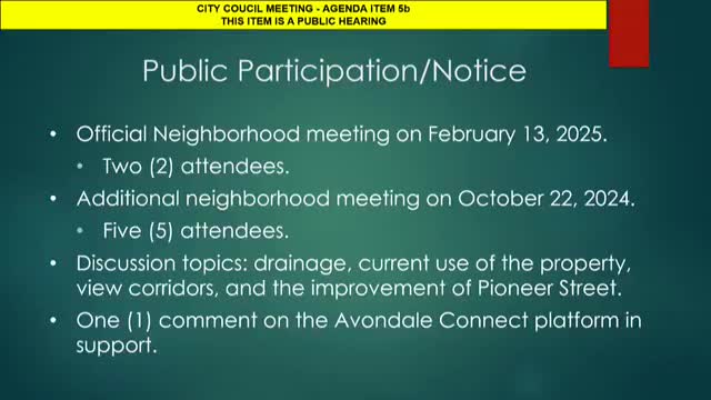 Avondale City Council approves zoning change for residential development