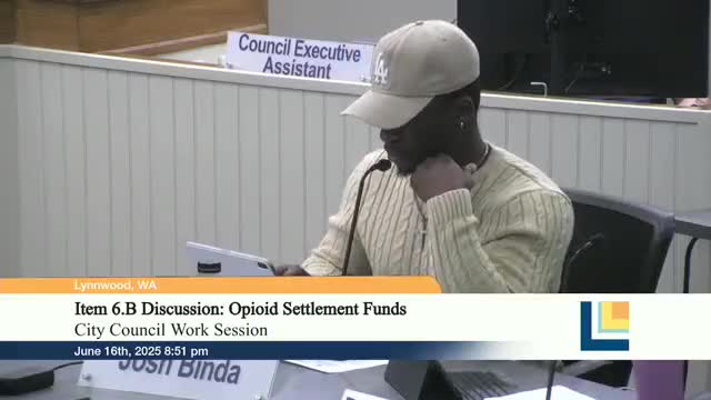 Lynnwood council explores opioid treatment parameters and community service outreach