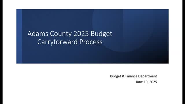 County Budget Committee Proposes Amendment for 130 Projects in 2025 Budget