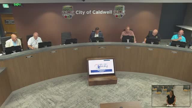 Caldwell City Council discusses rebranding and facility expansion for public library