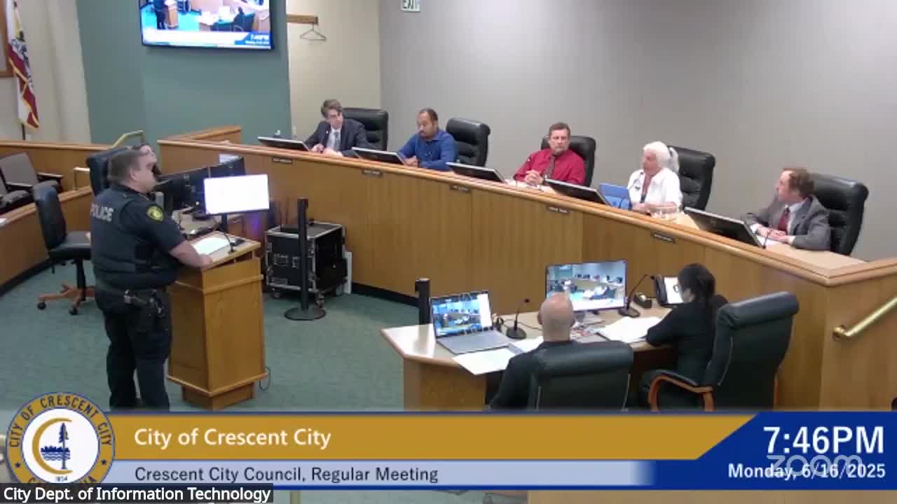 Crescent City Council approves reserve police officer program and Fourth of July plans