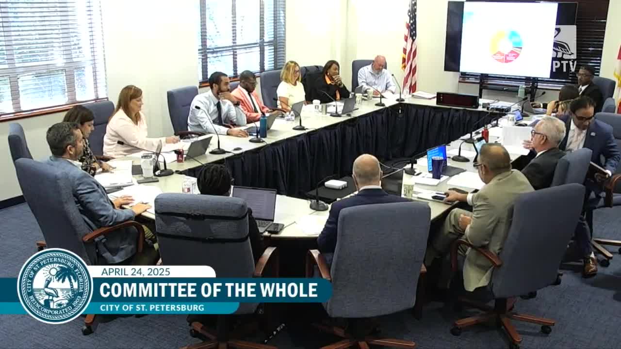 St. Pete council reviews funding for stormwater drainage and resilience projects