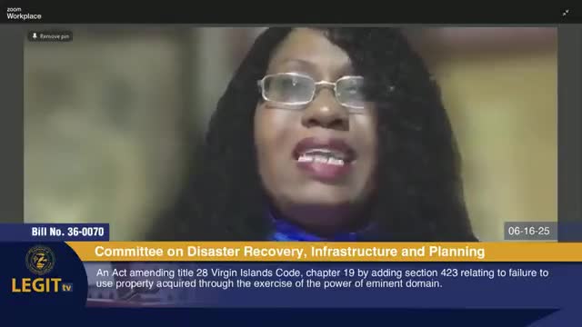 Senator questions government's use of eminent domain after 25 years of inaction