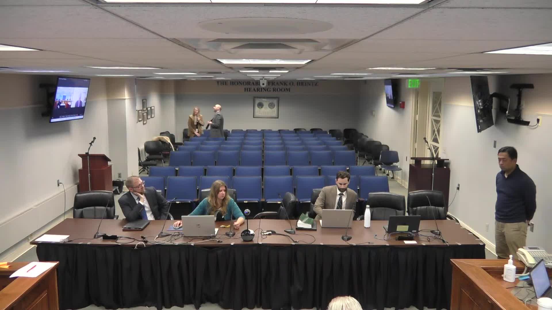 Commissioners Address Audio and Video Issues Before Meeting
