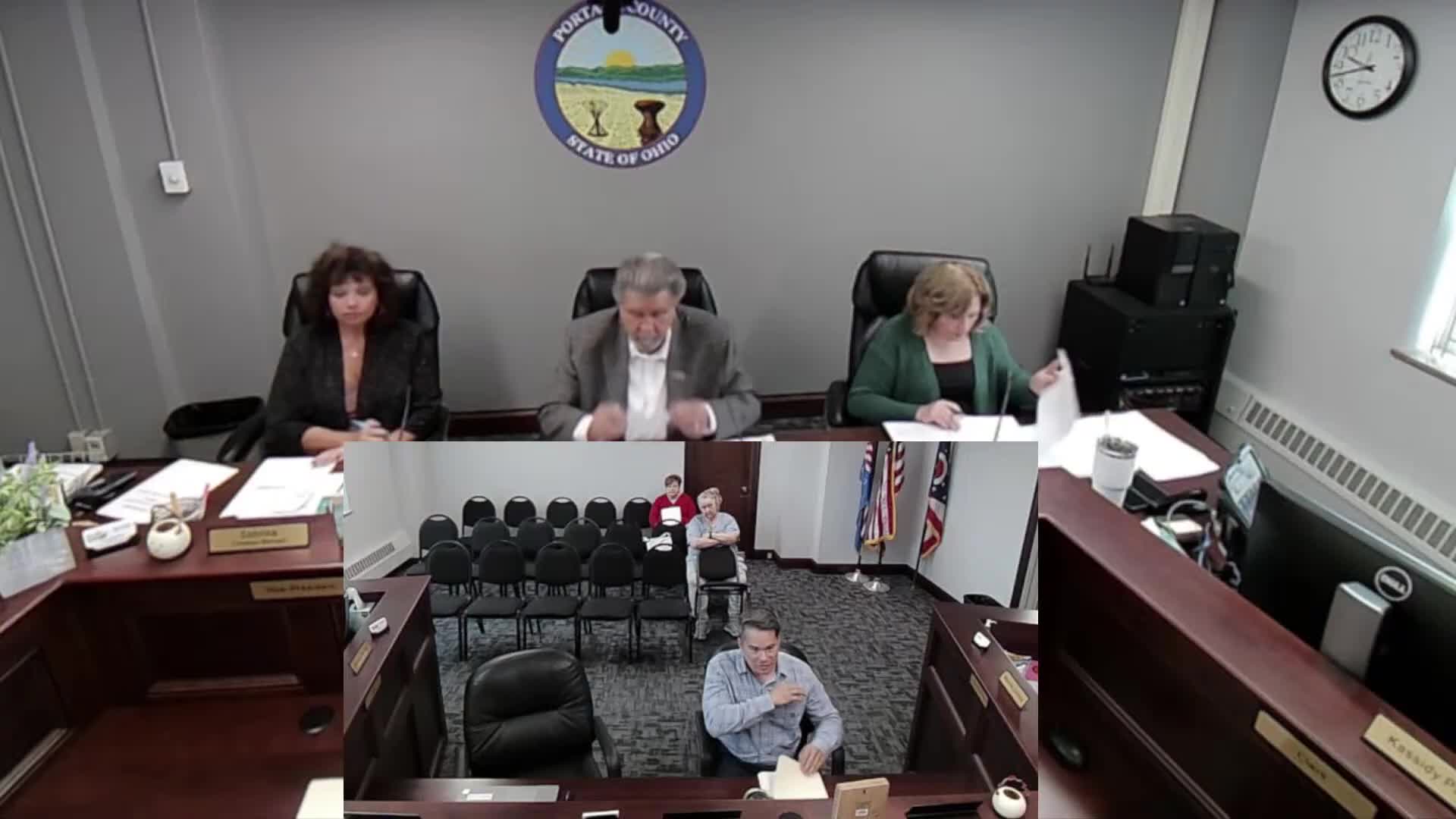 Portage County sanitary engineer defends single‑tap plan for Brimfield Township connection, urges trustees meeting