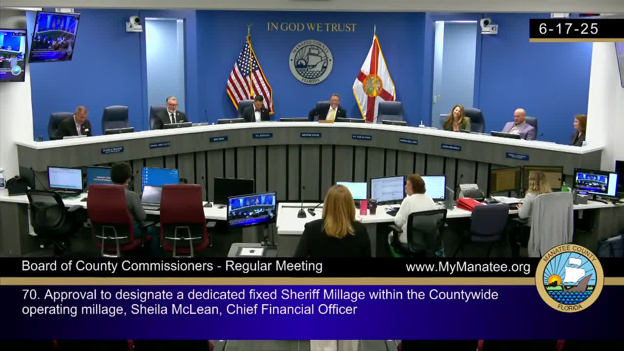 County Board Delays Decision on Dedicated Millage for Sheriff's Department Funding