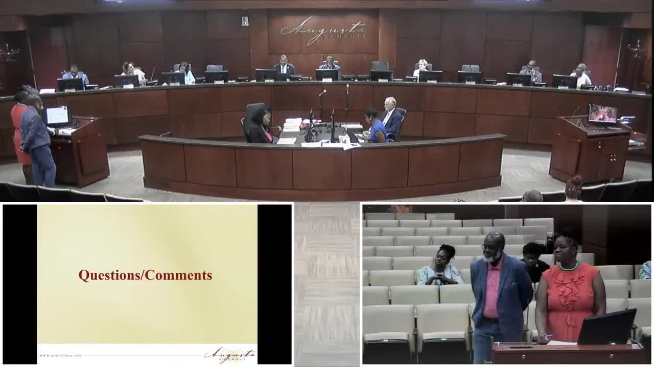 Commission discusses water park funding and underutilized parks in Augusta