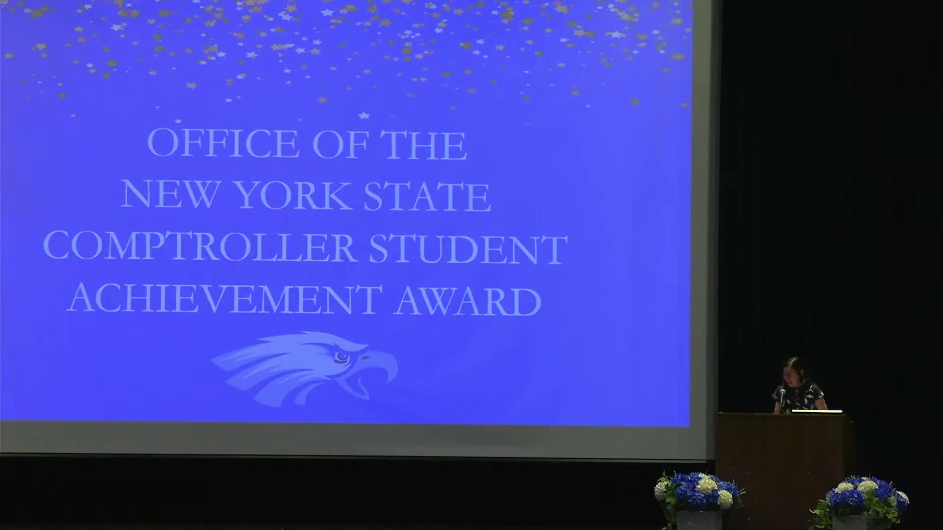 Kira Chiuinski wins New York State Comptroller's Student Achievement Award