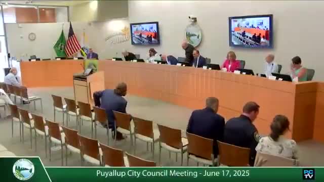 Puyallup City Council Honors Deputy Chief Dave McDonald at June Meeting