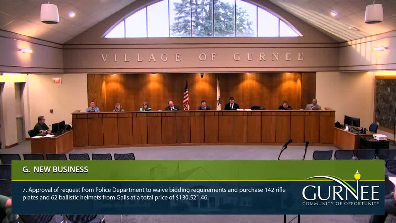 City Council Approves Funding for New Lightweight Rifle Plates and Fire Rescue Pumper
