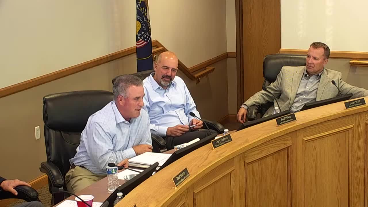 Superintendent discusses leadership principles of love service and gratitude in district meeting