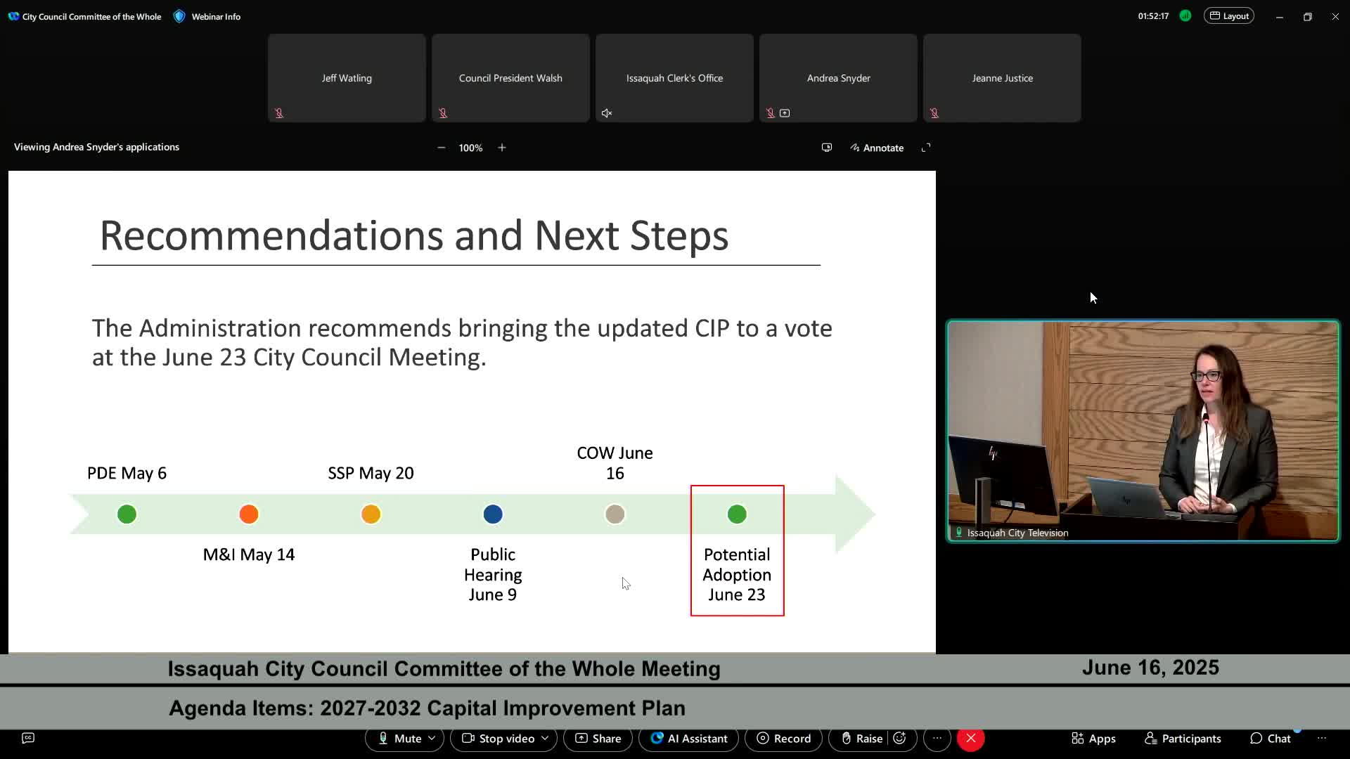 Issaquah City Council reviews Transportation Improvement Plan ahead of June 23 adoption