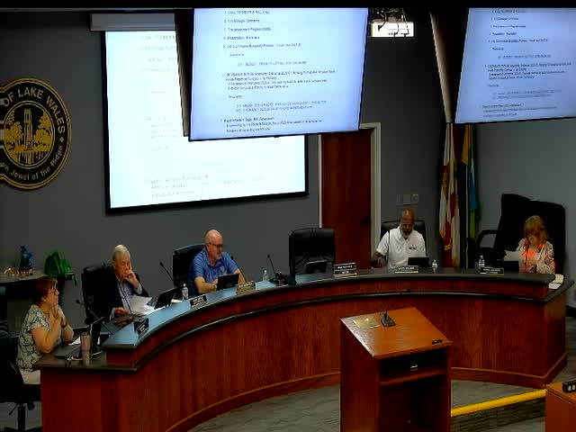 Mayor Hilligoss outlines Lake Wales development priorities including parks and downtown marketing