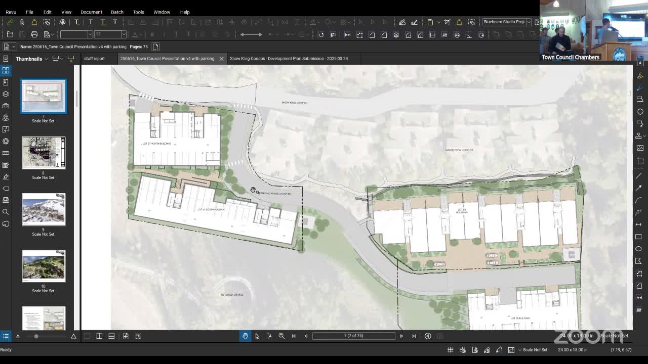 Planning Commission reviews Lot 57 development focusing on canyon effect and landscaping