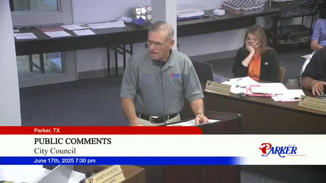 Parker residents discuss noise ordinance and development plans at city council meeting
