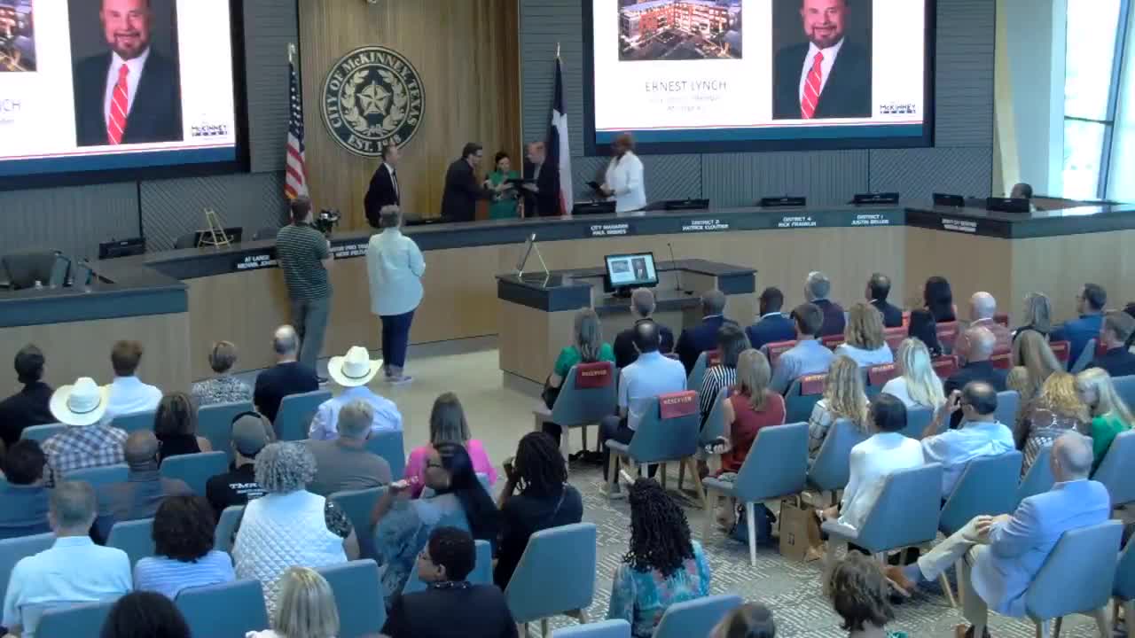 Ernest Lynch sworn in as McKinney City Council member