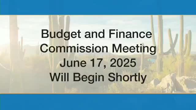 Budget and Finance Commission cancels July meeting due to lack of quorum