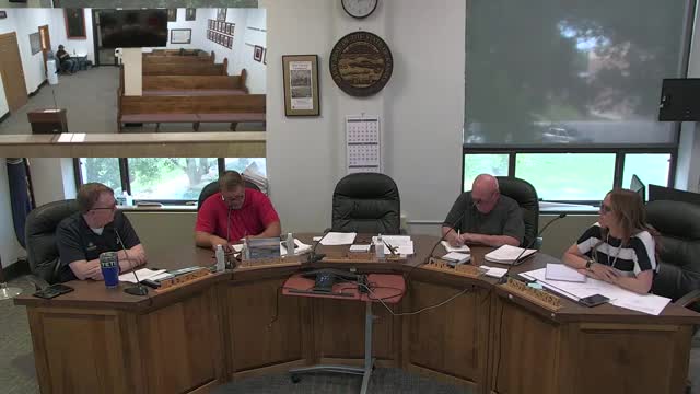 Commissioners set May 30 insurance presentation, discuss surplus sale and equipment warranties