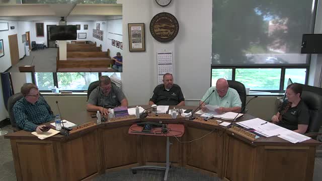 Commission discusses repeated illegal tire dumping at a county property; statutory remedies and enforcement options reviewed