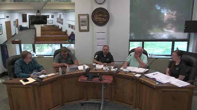Commission reads motions to enter closed sessions on contract pursuits and Roaden Bridge