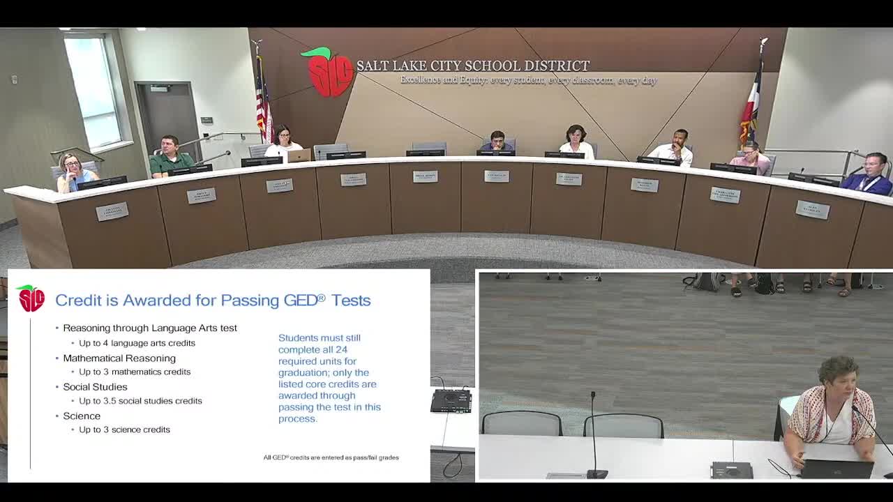 School Board considers GED-focused graduation pathway for students