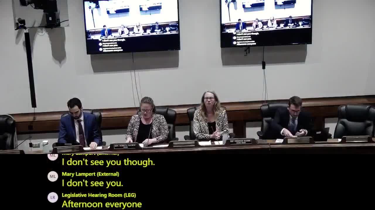Senators Rausch and Barber lead joint committee hearing on environmental legislation
