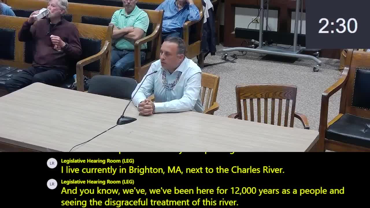 Speaker advocates for valuing clean water and air over monetary concerns