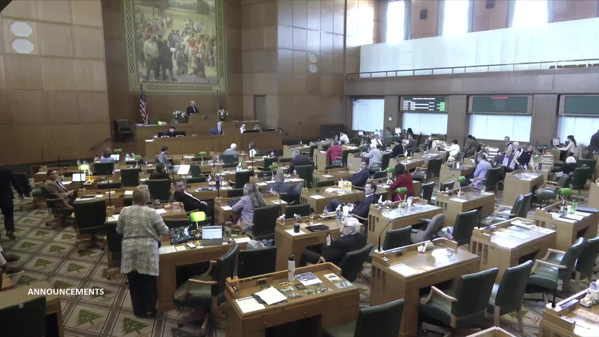 Oregon legislature honors Al Tyndall's 51 years of service before his retirement