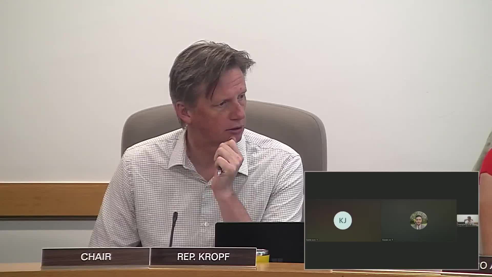 Conference committee discusses differences in House and Senate versions of bill 26.14 on public defense commission