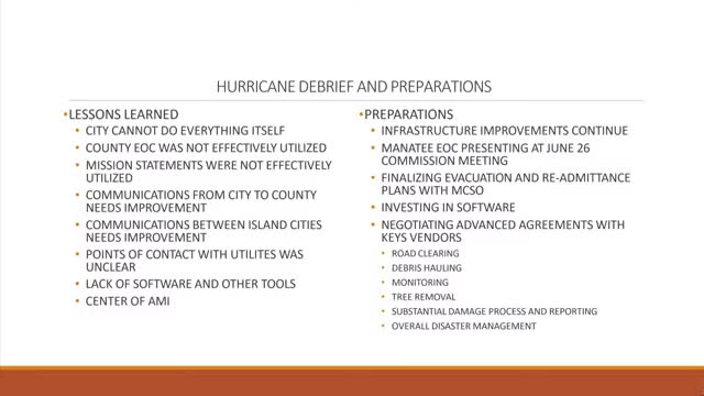 City of Anna Maria prepares for storm season with EOC collaboration and efficiency focus