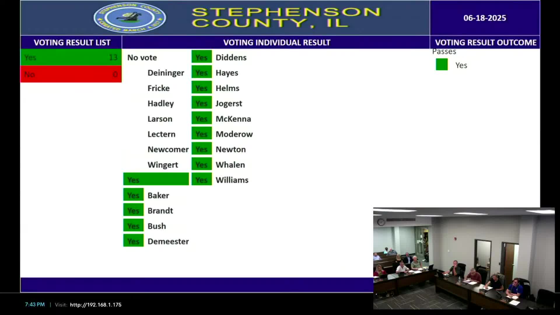 Stevenson County Council approves vehicle ordinance and youth program funding