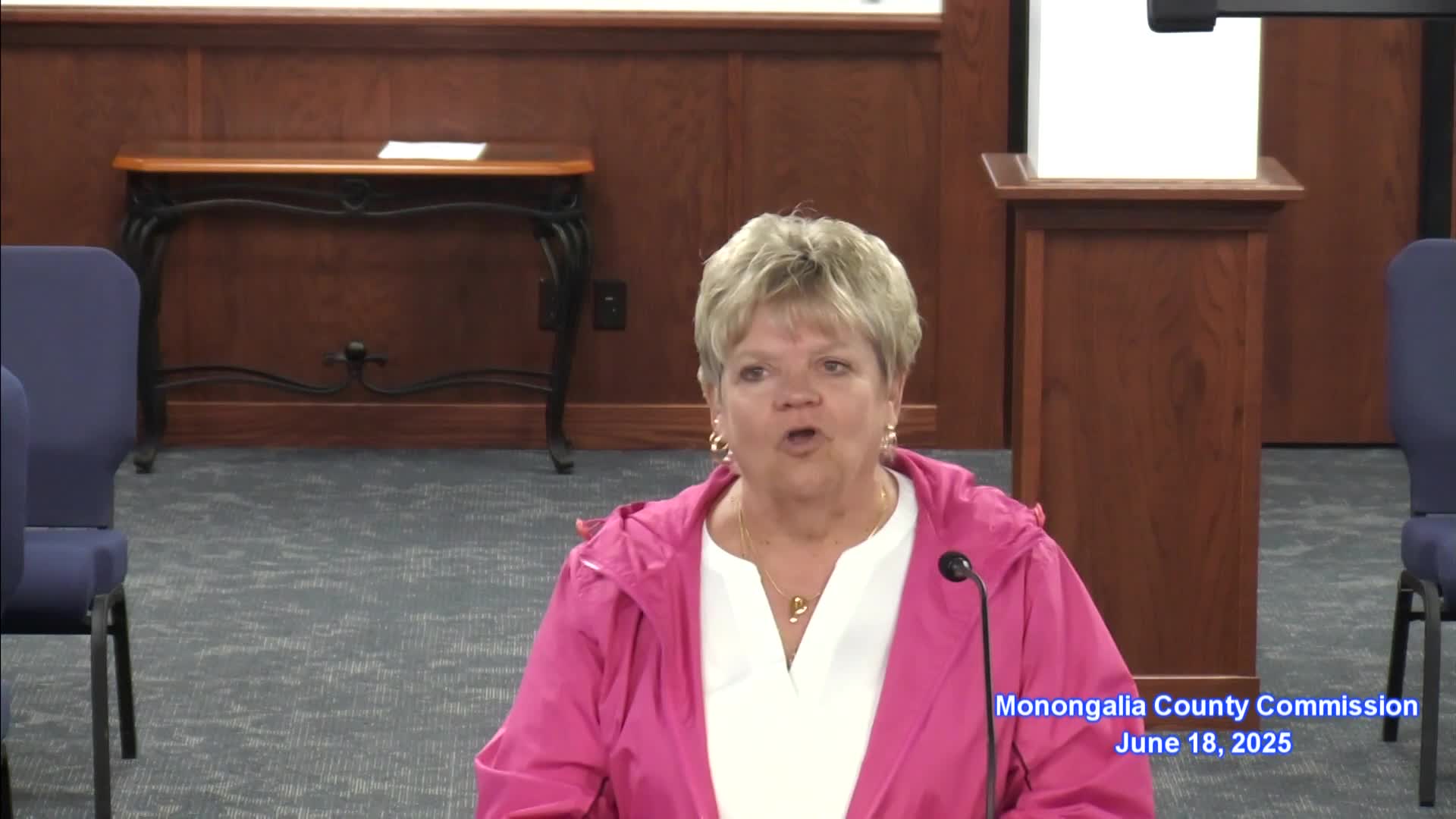 County Commission Addresses Flooding Concerns and Honors Food Pantry Volunteer Mickey Tinker