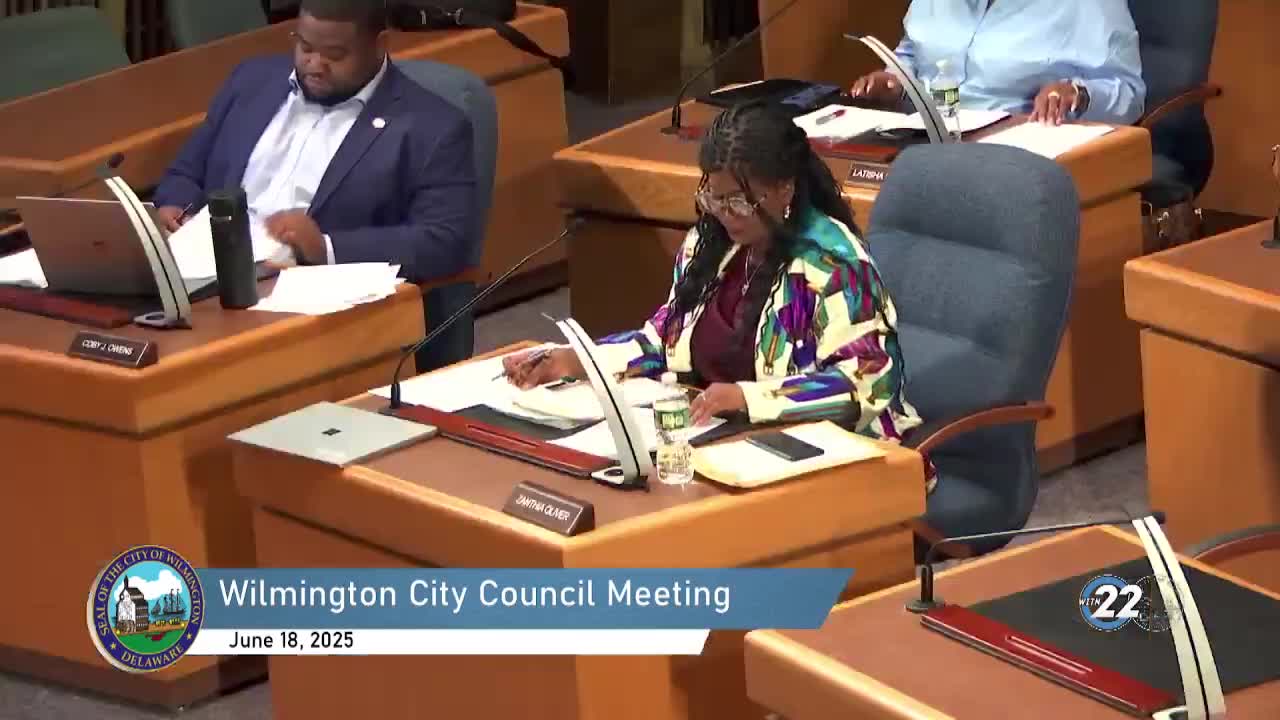Wilmington City Council approves multiple ordinances including police equipment contracts