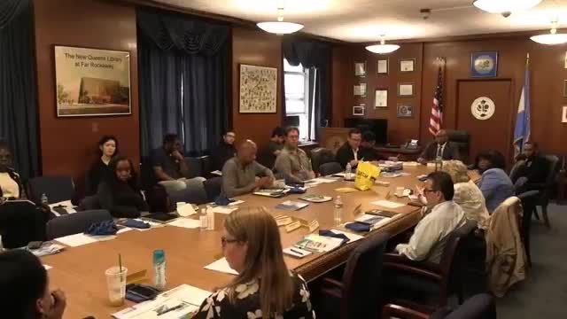 Queens board asks DEP for clarity on rain‑garden funding and maintenance