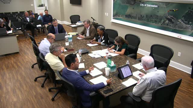 Galveston City Council discusses beach erosion funding and public concerns during meeting