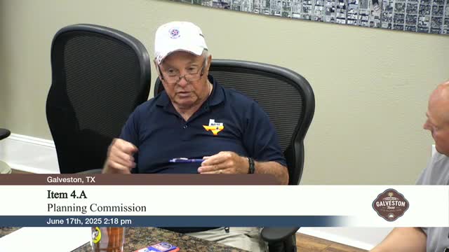 Galveston examines drainage policies and lot sizes at city planning meeting