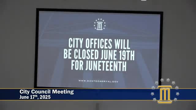 Montgomery closes offices for Juneteenth and schedules community summer events
