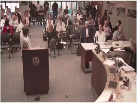 Jamie Santana advocates for community resources at West Park zoning hearing