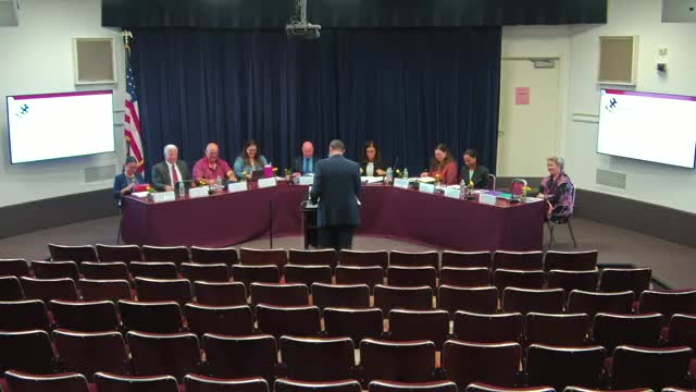 Board hears request to approve Syracuse University Project Advance forensic textbook; approval status not recorded