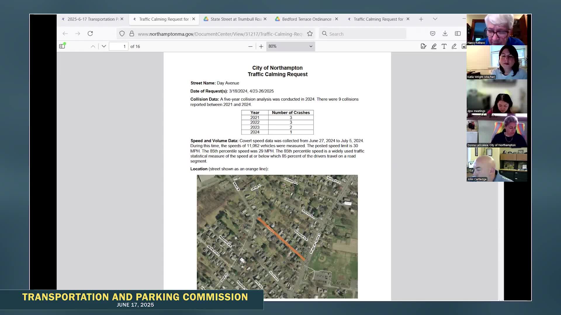 Residents call for action on Day Avenue's parking and speed issues
