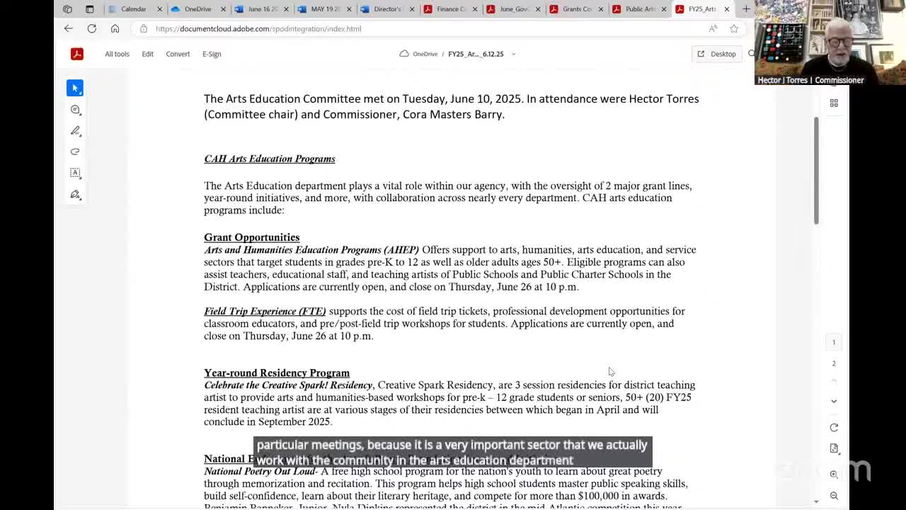 DC Arts Education Department opens grants and residency applications for K-12 and seniors