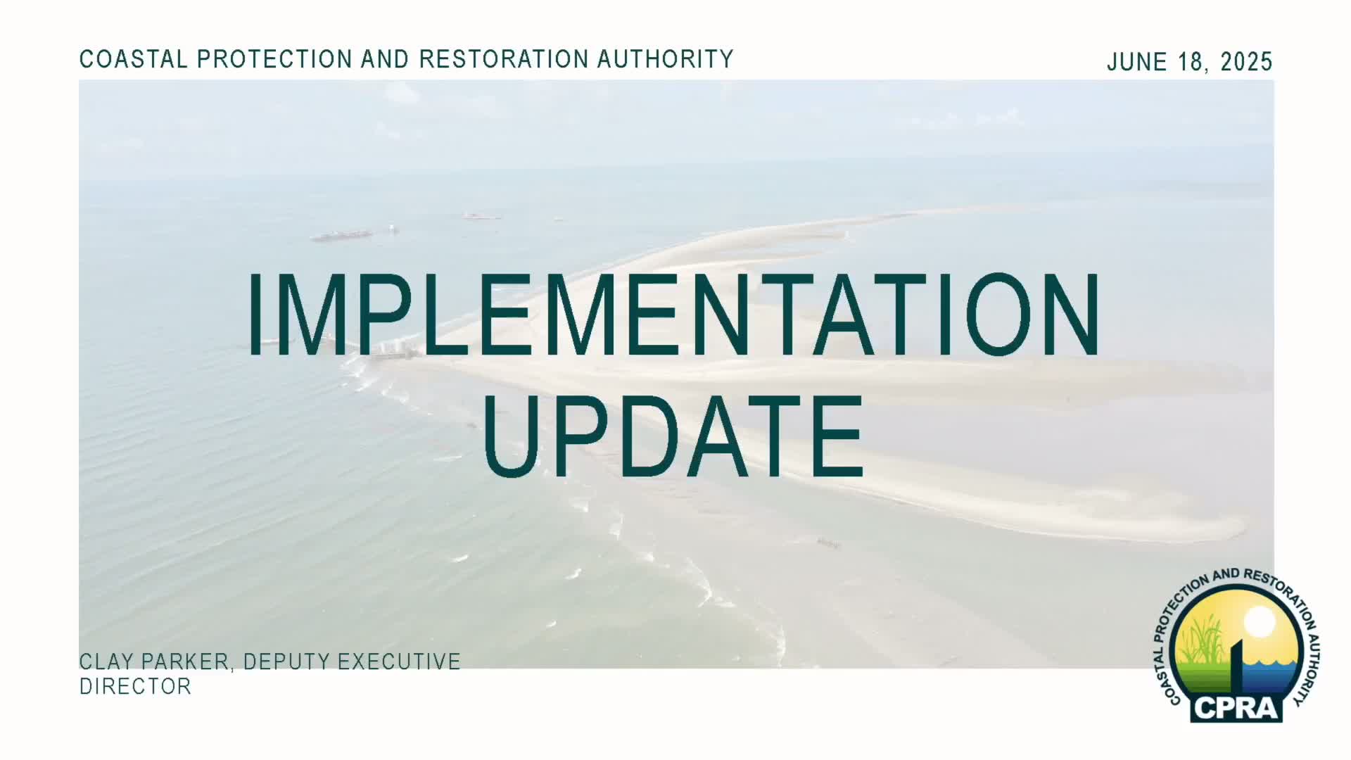 CPRA releases Chandelier Islands restoration plan and secures funding for Marapaw Swamp project