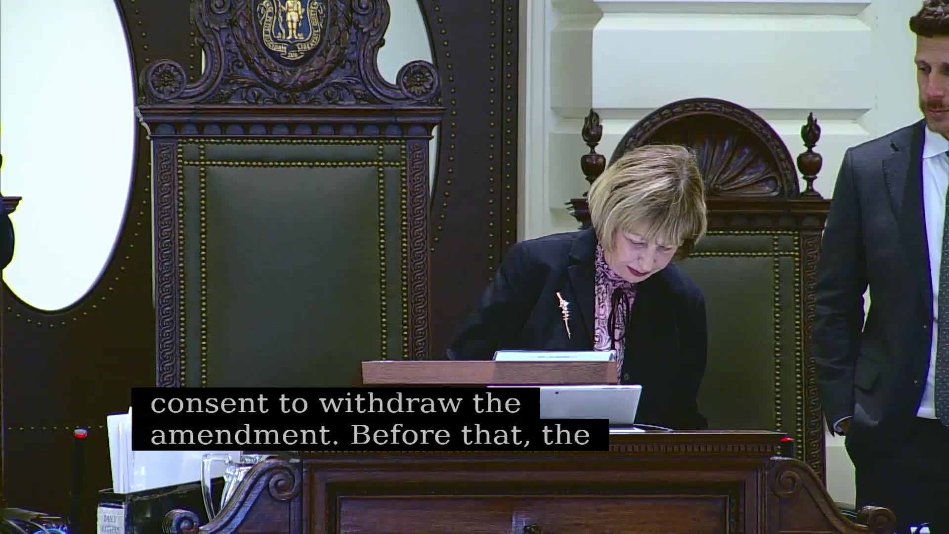 Senator Collins withdraws amendments addressing South Shore Hospital's financial struggles