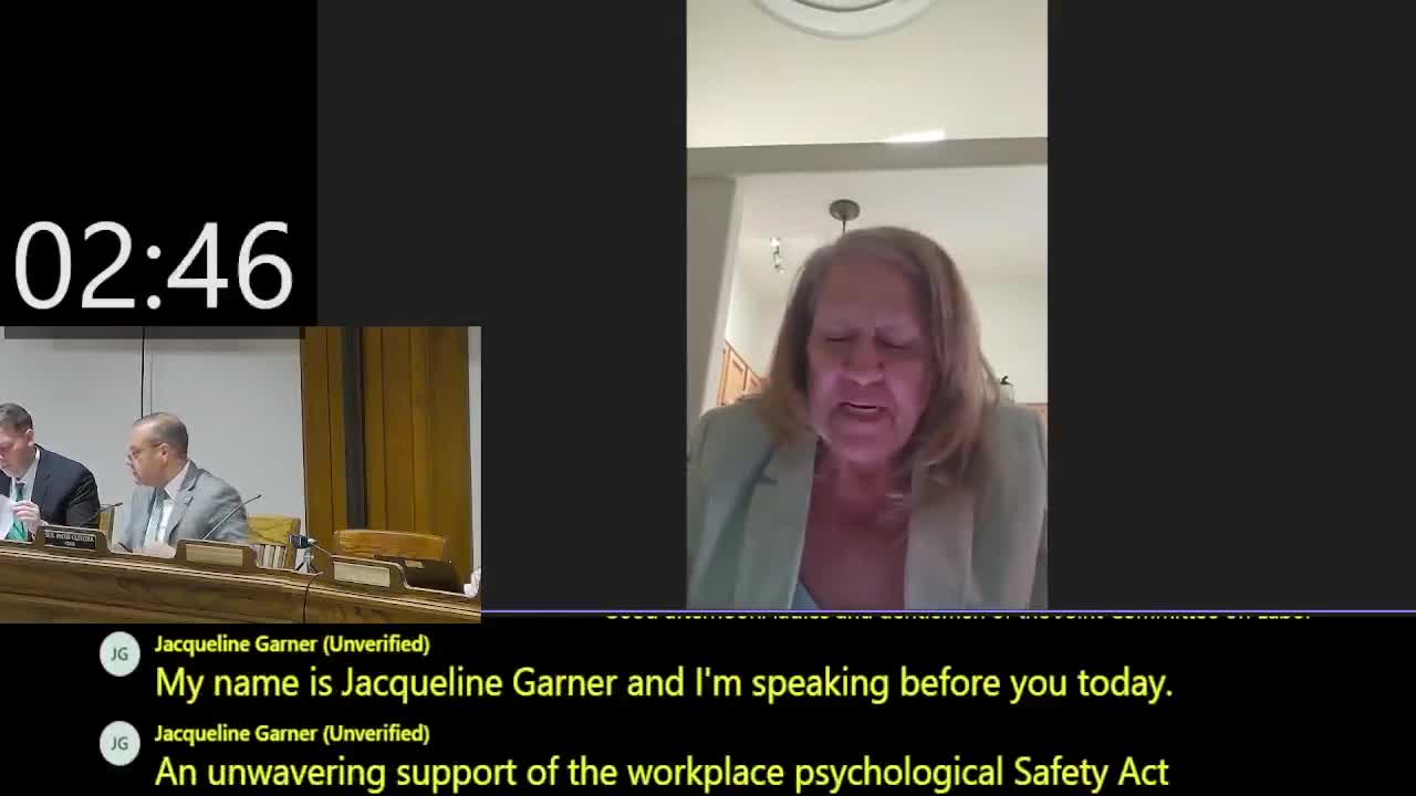 Massachusetts Senate hears testimonies on workplace bullying and psychological safety laws