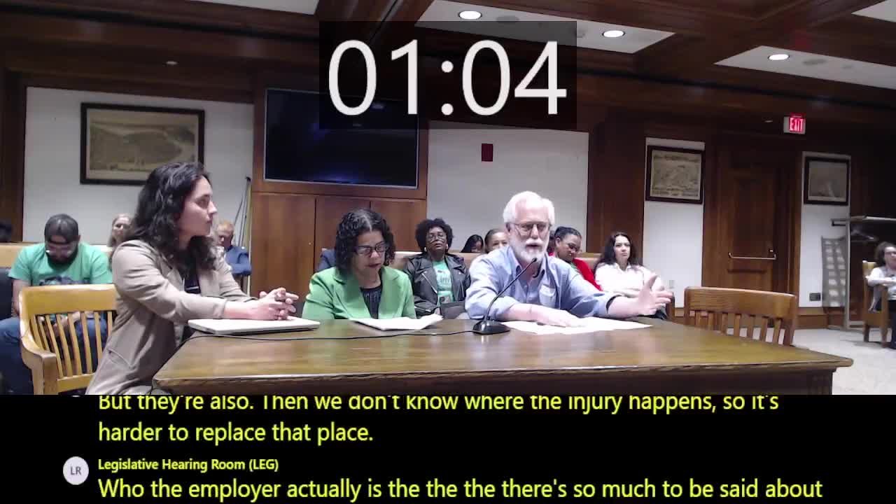 Diego Lo highlights employer misconduct at Massachusetts State House hearing