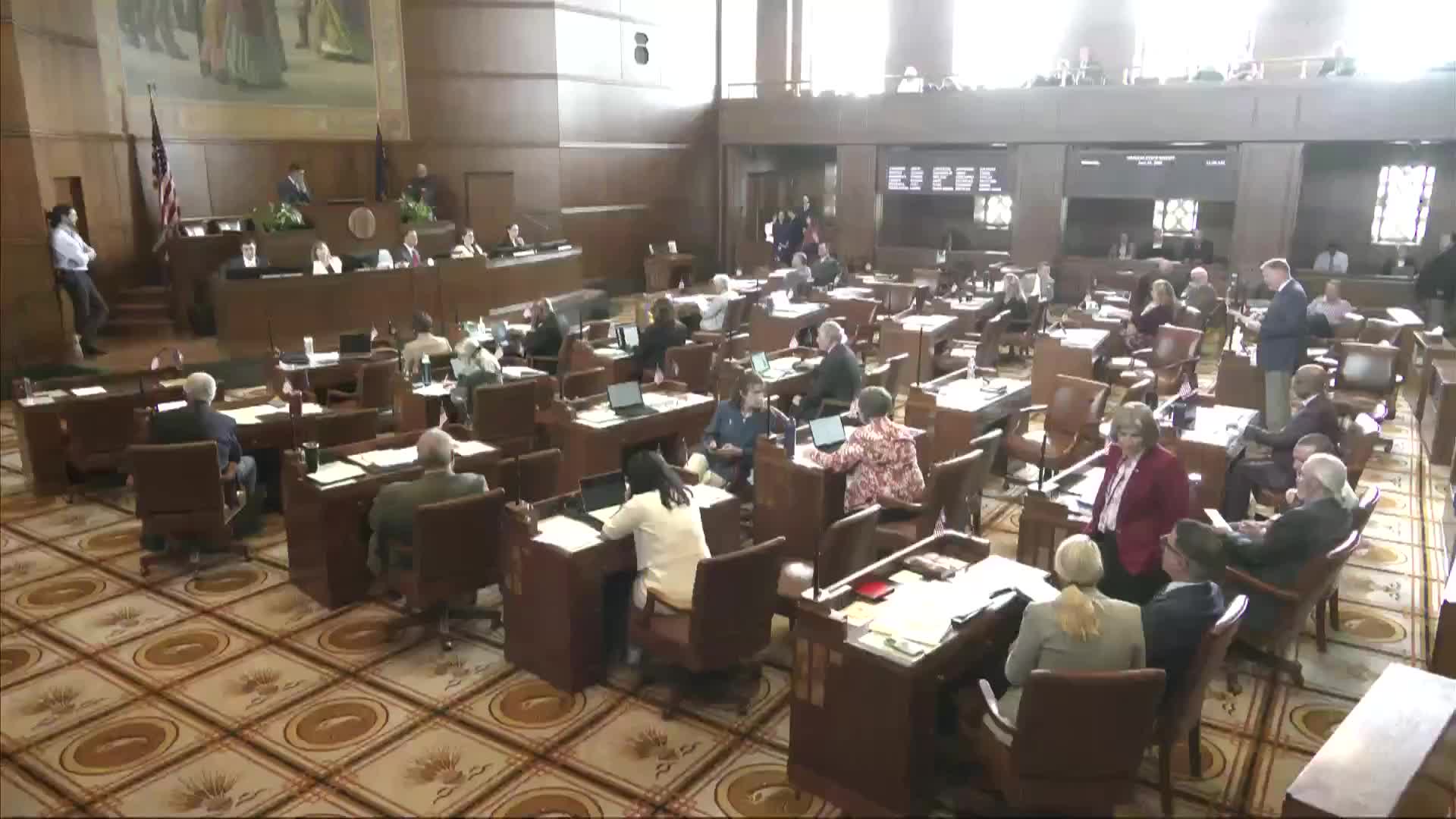 Oregon Senate suspends reading rules to vote on House Bill 3127 A death certificate bill