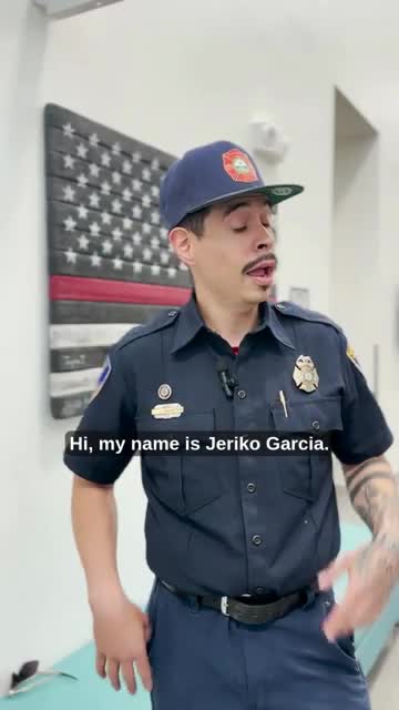 Jericho Garcia joins Burlingo County Fire Rescue training division to inspire others