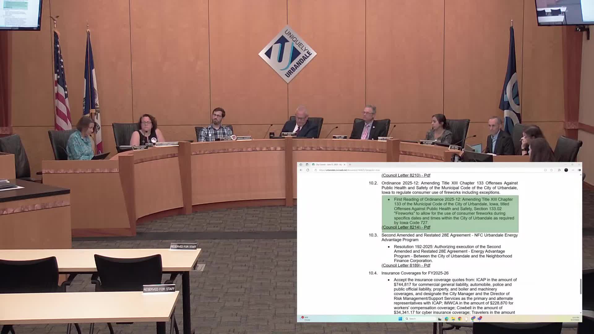 Urbandale City Council updates fireworks ordinance to comply with state law