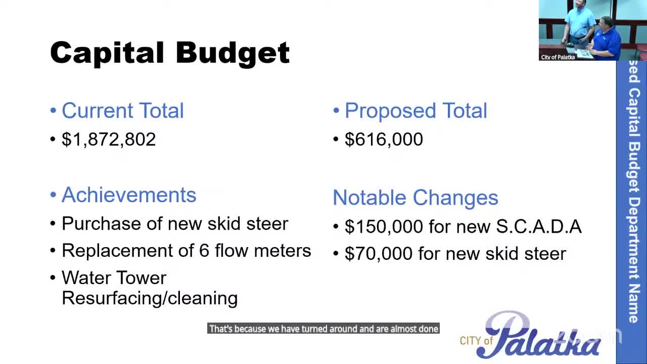 City Council addresses $1.4M budget for water system updates and flow meter replacements